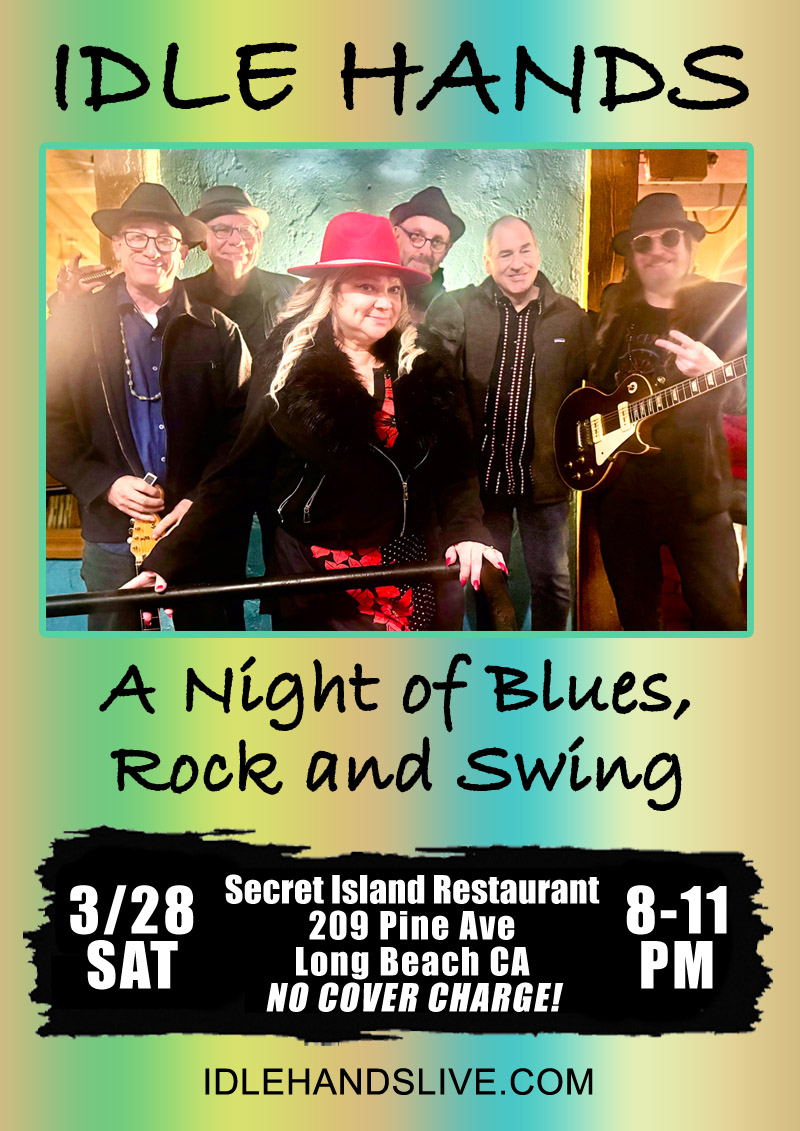 Idle Hands is Maria Schneider, Rob Fresco, Vince White, Bermuda Schwartz, and Paul Van Duine